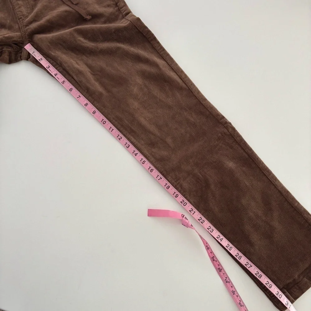 Katin Men’s Pipeline Corduroy Pant Size Small Slim Straight Brown New